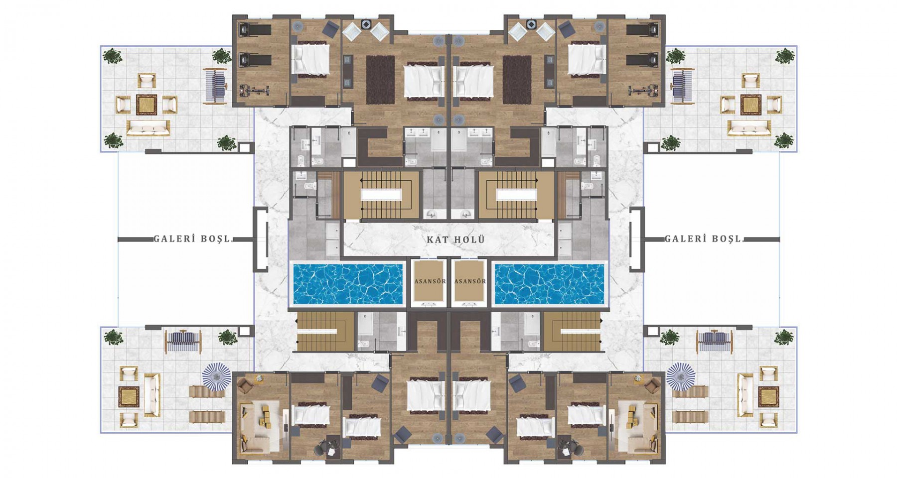 Penthouse Üst Kat